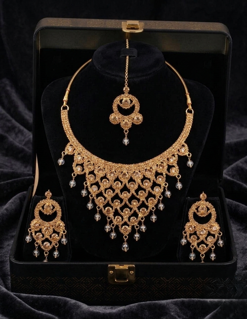 Royal Antique Gold Filigree Set